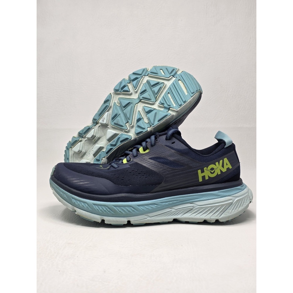 Hoka One One Stinson ATR 6 Shoes Womens Size Blue Running Shoes 1110507 OSBG